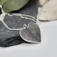 Two Fingerprints Heart Charm