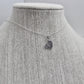 Small Slanted Heart Fingerprint Necklace