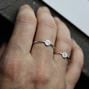 Paw Print Ring in Sterling Silver