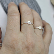 Paw Print Ring in Sterling Silver