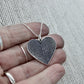 Two Fingerprints Heart Charm