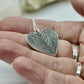 Two Fingerprints Heart Charm