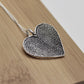 Two Fingerprints Heart Charm