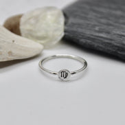 Zodiac Sign Ring in Sterling Silver