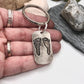 Real Footprint Keychain