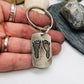 Baby Footprint Keychain