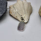 Small Sterling Silver Fingerprint Charm in Dog Tag Shape