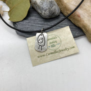 Artwork Charm Necklace, Your Child's Drawing