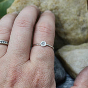 Sun Ring in Sterling Silver