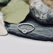 Sun Ring in Sterling Silver
