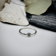 Sun Ring in Sterling Silver
