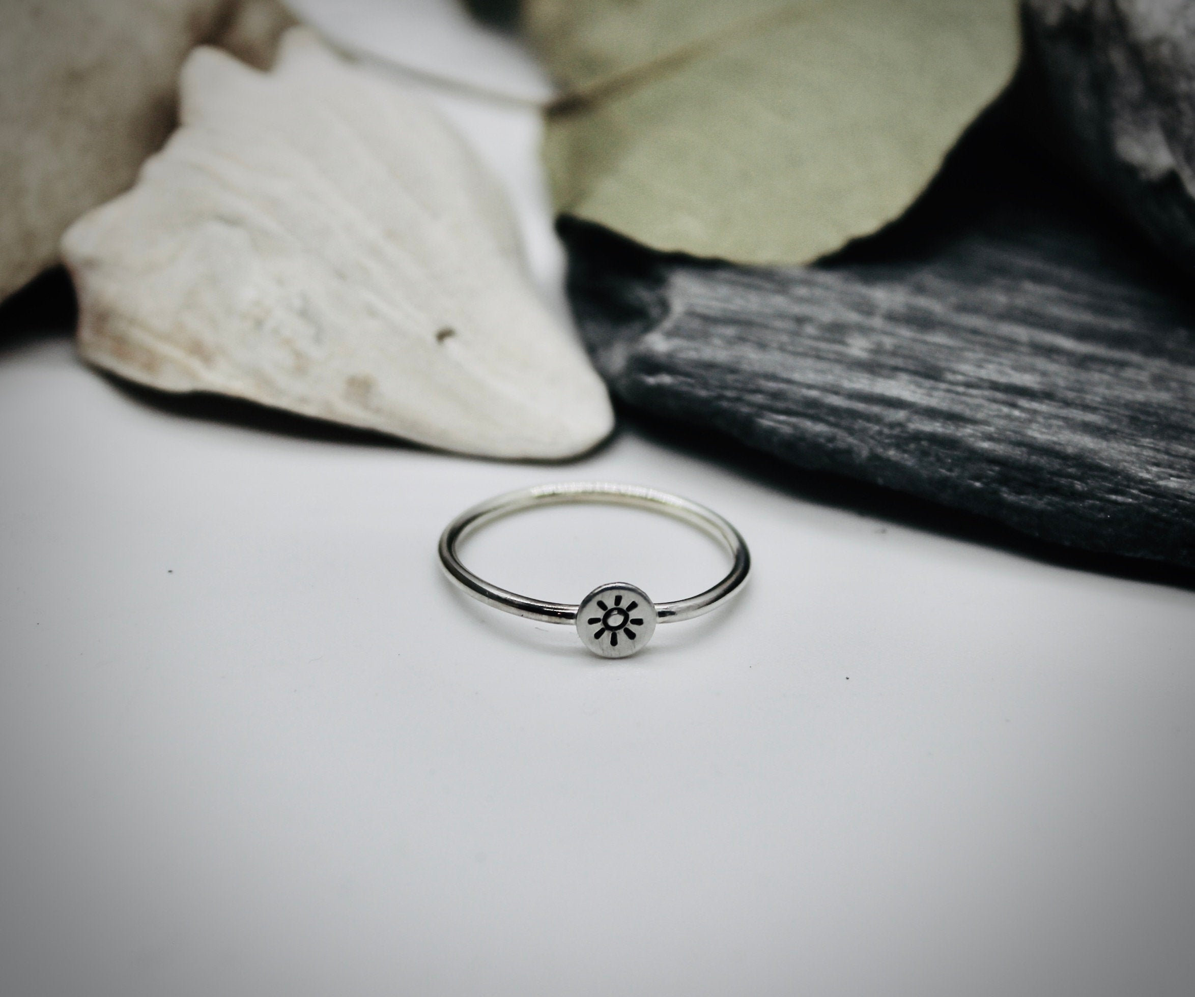 Sun Ring in Sterling Silver