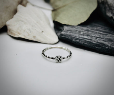 Sun Ring in Sterling Silver