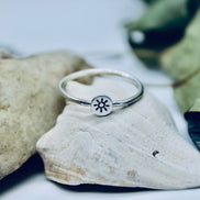 Sun Ring in Sterling Silver
