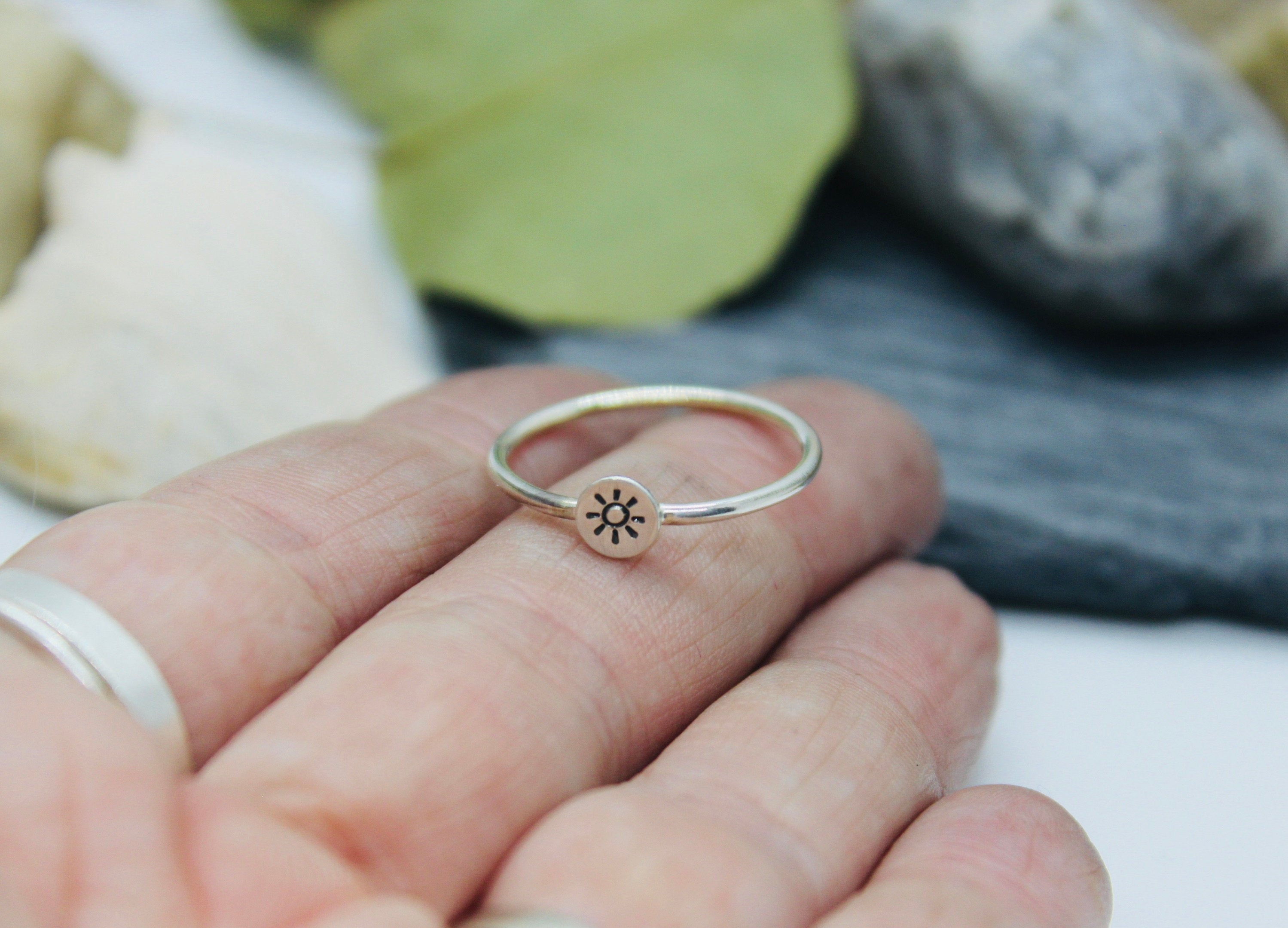 Sun Ring in Sterling Silver