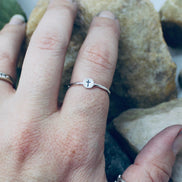 Cross Ring in Sterling Silver