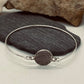 Fingerprint Bangle Bracelet in Solid Sterling Silver