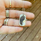Footprint Charm in Sterling Silver