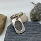 Fingerprint Keychain Dog Tag Shape