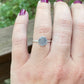 Small Fingerprint Ring in Solid Sterling Silver