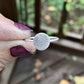 Small Fingerprint Ring in Solid Sterling Silver