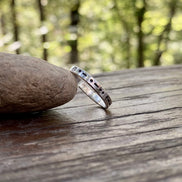 Adjustable Morse Code in Sterling Silver, You Customize up to 20 Dots & Dashes
