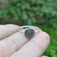 Small Fingerprint Ring in Solid Sterling Silver