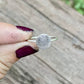 Small Fingerprint Ring in Solid Sterling Silver