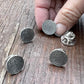 Fingerprint Lapel Pin in Sterling Silver