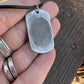 Fingerprint Dog Tag Charm in Solid Sterling Silver