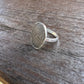 Full Fingerprint Solid Sterling Silver Ring