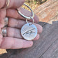 Fingerprint Keychain Circle Shape