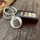 Fingerprint Keychain Circle Shape