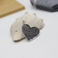 Fingerprint Heart Charm with Bail