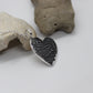 Fingerprint Heart Charm with Bail
