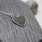 Fingerprint Heart Charm with Bail