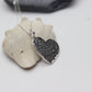 Fingerprint Heart Charm with Bail