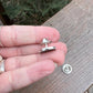 Fingerprint Lapel Pin in Sterling Silver