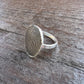 Full Fingerprint Solid Sterling Silver Ring