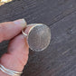 Full Fingerprint Solid Sterling Silver Ring