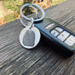 Fingerprint Keychain Circle Shape