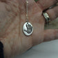 Single Hand Print Charm in Solid Sterling Silver