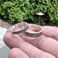 Fingerprint Ring Band in Solid Sterling Silver