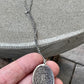 Engraved Oval Fingerprint Charm
