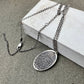 Thumbprint Fingerprint Charm, Oval Shape