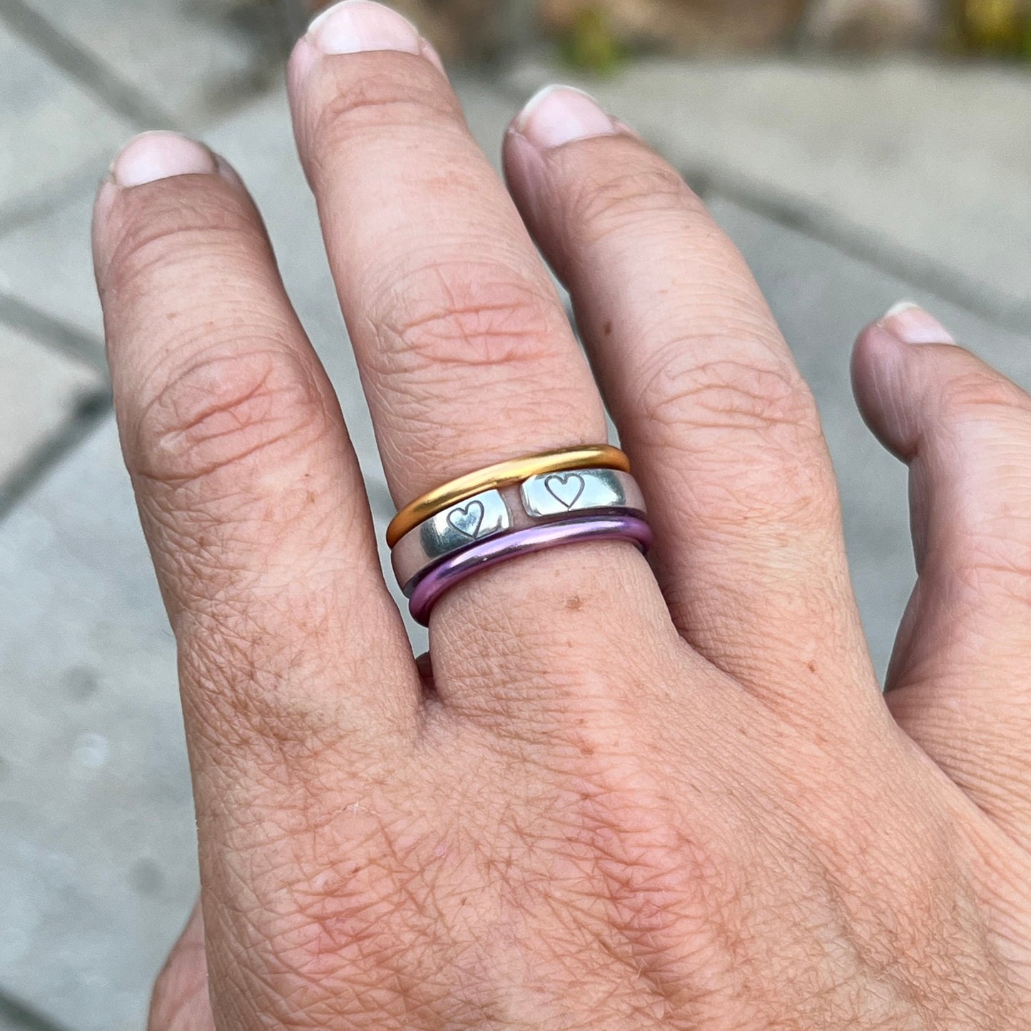 Anodized Aluminum Stacking Rings
