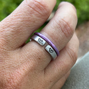 No Matter What Ring, Aluminum and Adjustable, Inspiration Inside