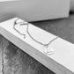 Circle Handwriting Charm in Sterling Silver