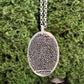 Fingerprint Charm with Handwriting on the Back