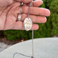 Fingerprint Charm with Handwriting on the Back